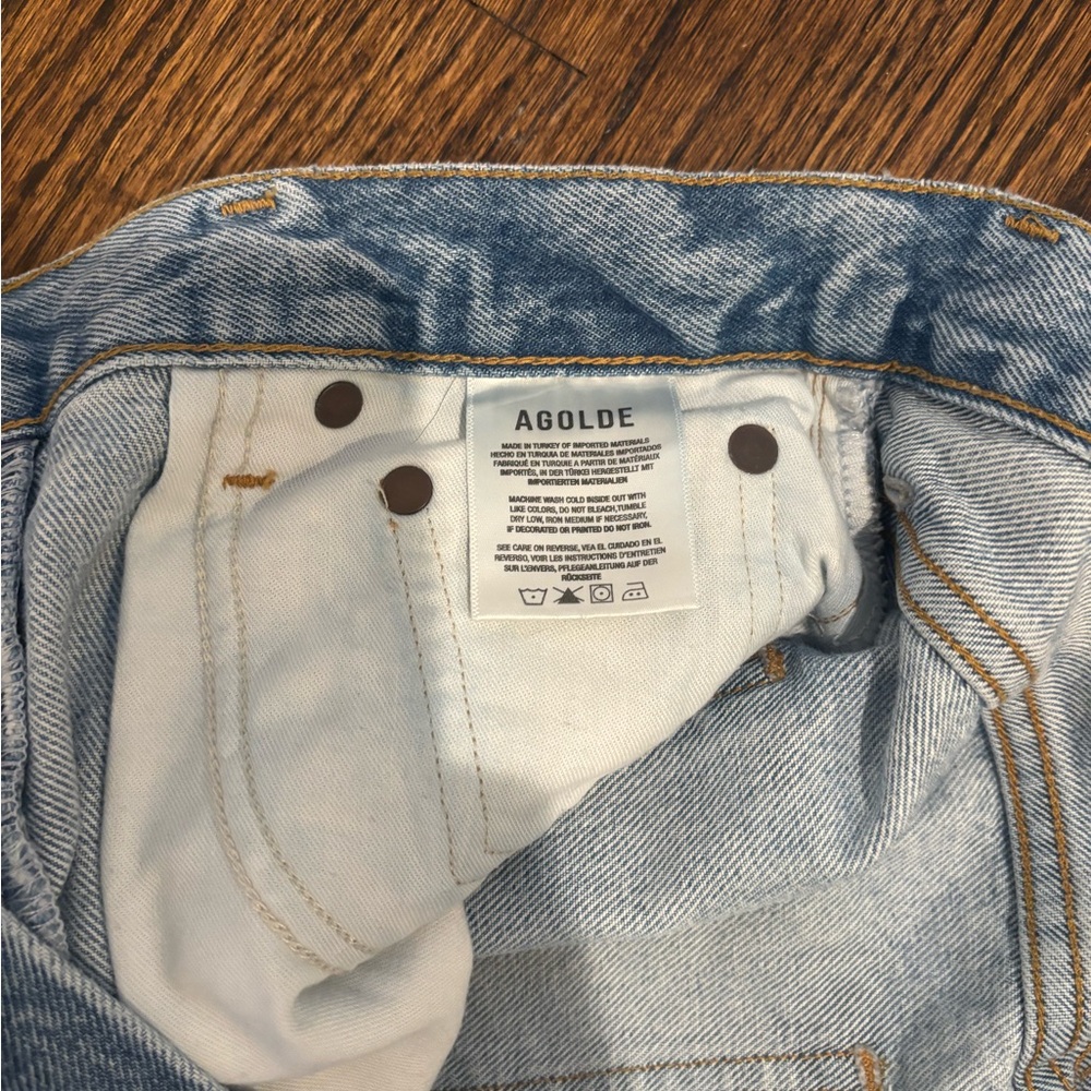 Agolde cut off Jean shorts, size XS - Picture 5 of 5